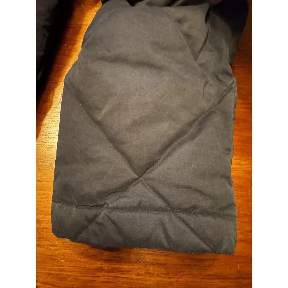 Marmot 600 Fill Jacket Black Diamond Quilted Winter Zip Up Down